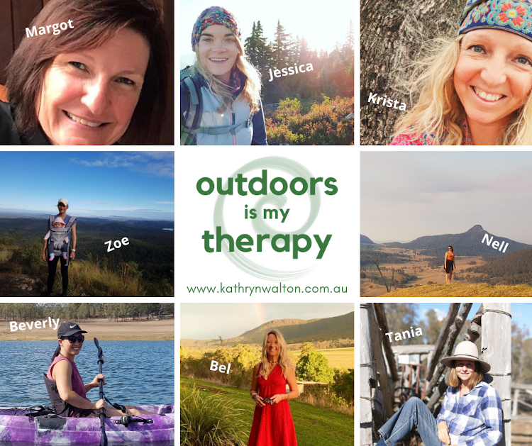 outdoors is my therapy ambassador photo collage